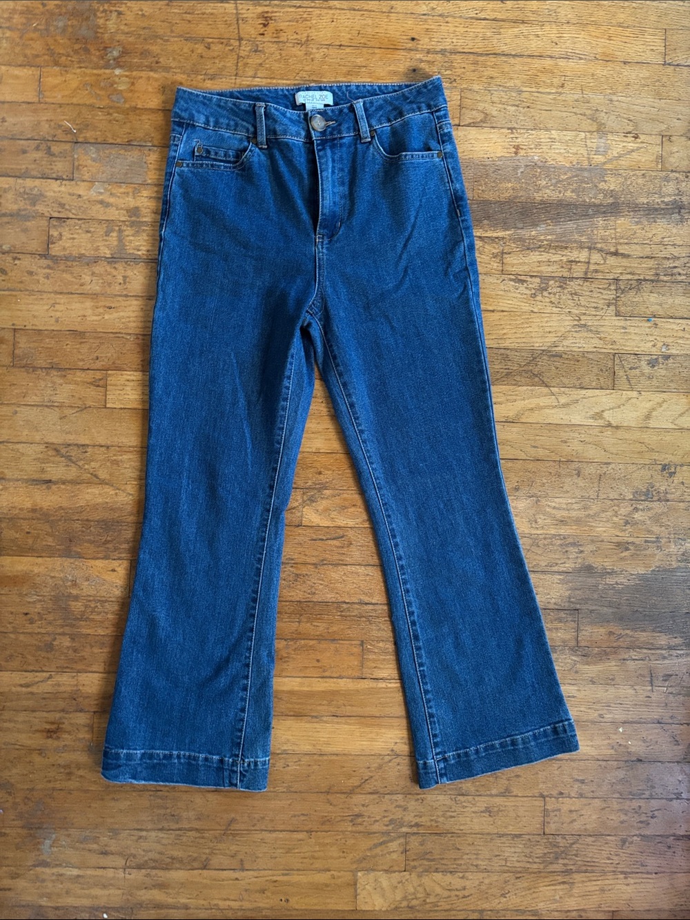 Rachel Zoe Indigo Cropped Flare Jeans